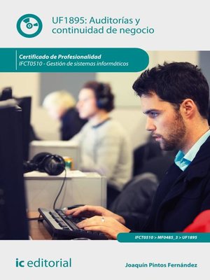cover image of Auditorías y continuidad de negocio. IFCT0510
